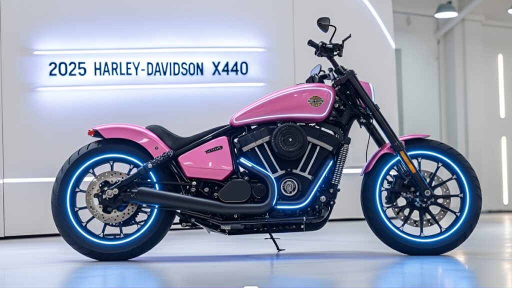Harley-Davidson X440 2025 Rosa: Moto Custom Moderna con Estilo Llamativo y Rendimiento Urbano