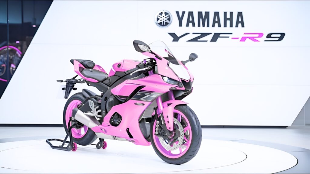 Yamaha YZF-R rosa personalizada: la moto deportiva compacta con diseño llamativo, estilo único y rendimiento ideal para destacar en la calle
