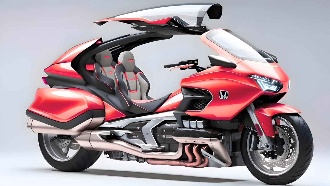 Honda Gold Wing Concepto Futurista – Moto Touring de Alta Tecnología