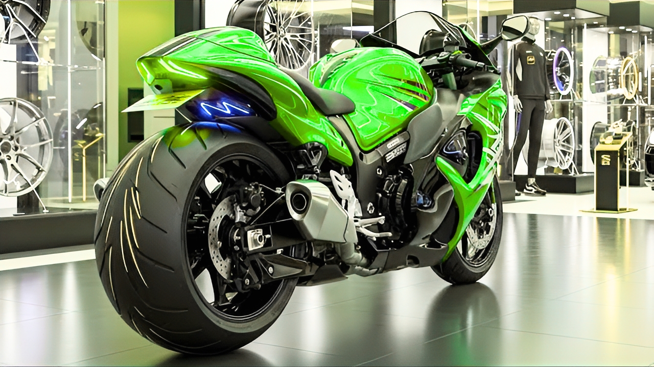 Kawasaki Ninja ZX-14R Verde – Moto Deportiva Potente y Velocidad Extrema