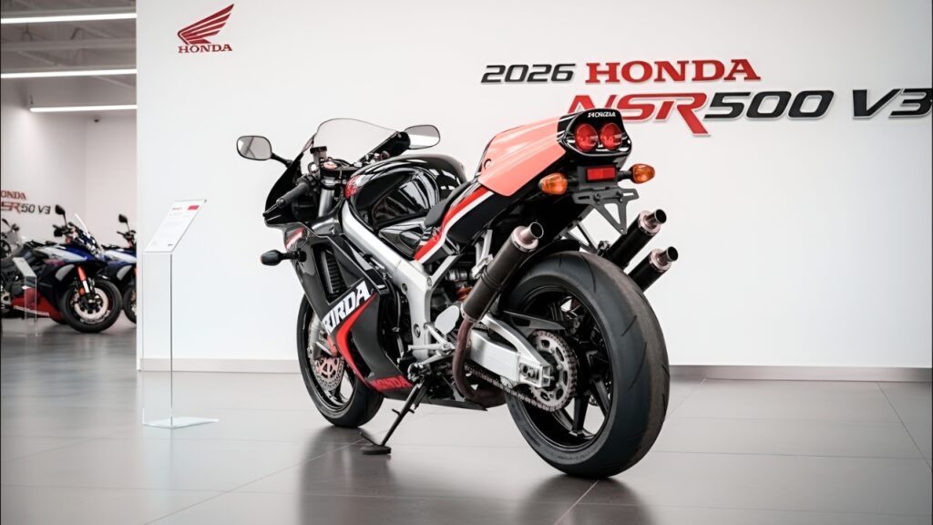 Honda NSR500 V3 2026: Frenos Potentes y Máximo Control en Alta Velocidad