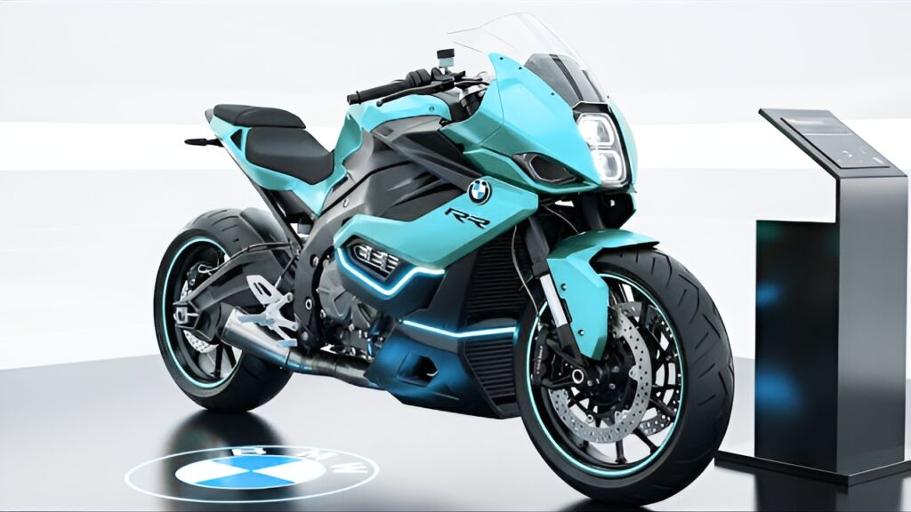Concepto de Moto BMW Cyberpunk: Diseño Futurista y Estilo Único