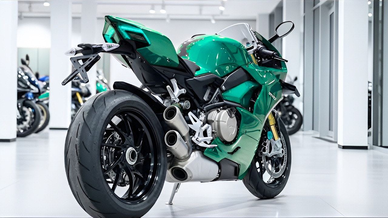 Ducati Panigale V4 Morada Personalizada: Superbike de Alto Rendimiento con Pintura Custom y Estilo Exclusivo