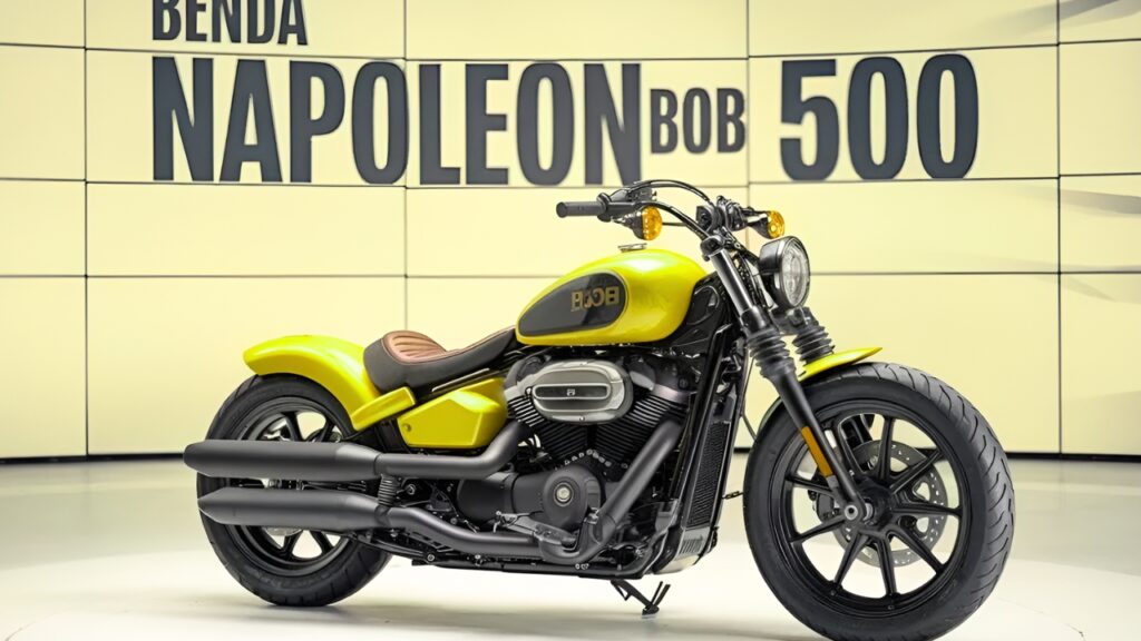 Benda Napoleonbob 500: Moto Bobber de Estilo Clásico con Diseño Moderno y Presencia Imponente en la Carretera