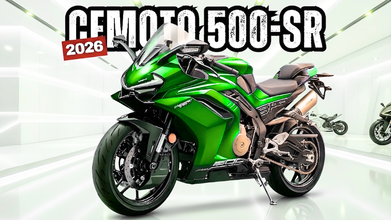 CFMoto 500SR 2026: Moto Deportiva Moderna con Diseño Aerodinámico y Rendimiento Potente en Carretera