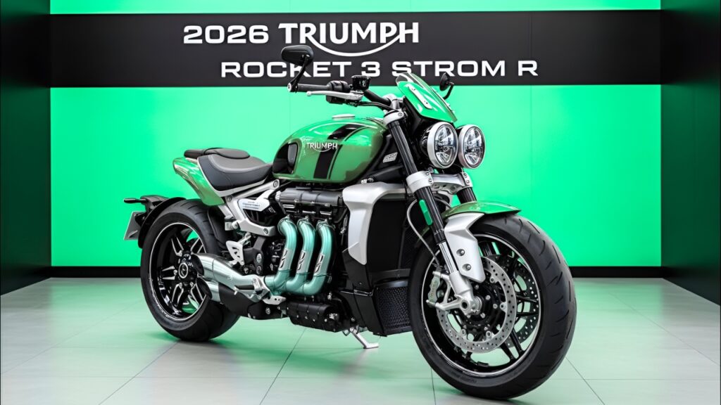 Triumph Rocket 3 Storm R: Cruiser de Alto Rendimiento con Motor Gigante y Diseño Musculoso Impactante